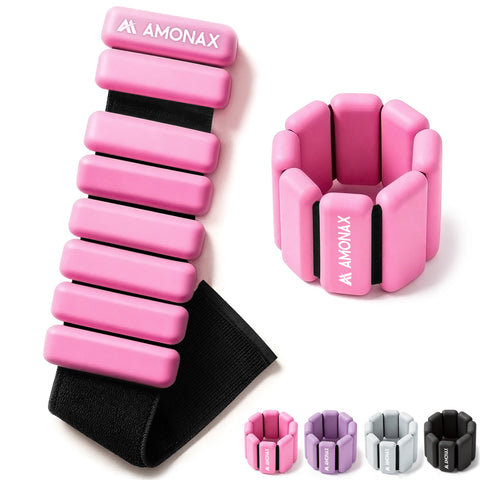 Adjustable Wrist Weights for Yoga, Walking & Home Workout - – 1lb/2lb Pair