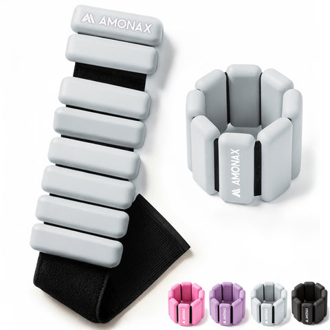 Adjustable Wrist Weights for Yoga, Walking & Home Workout - – 1lb/2lb Pair