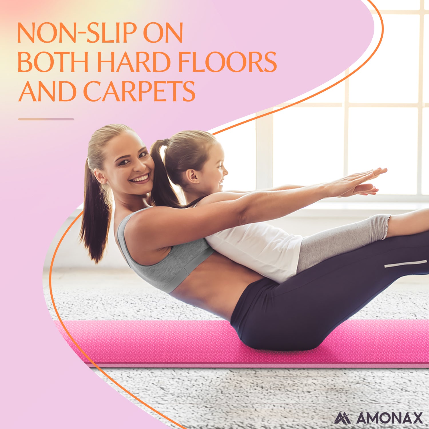 pink yoga mat