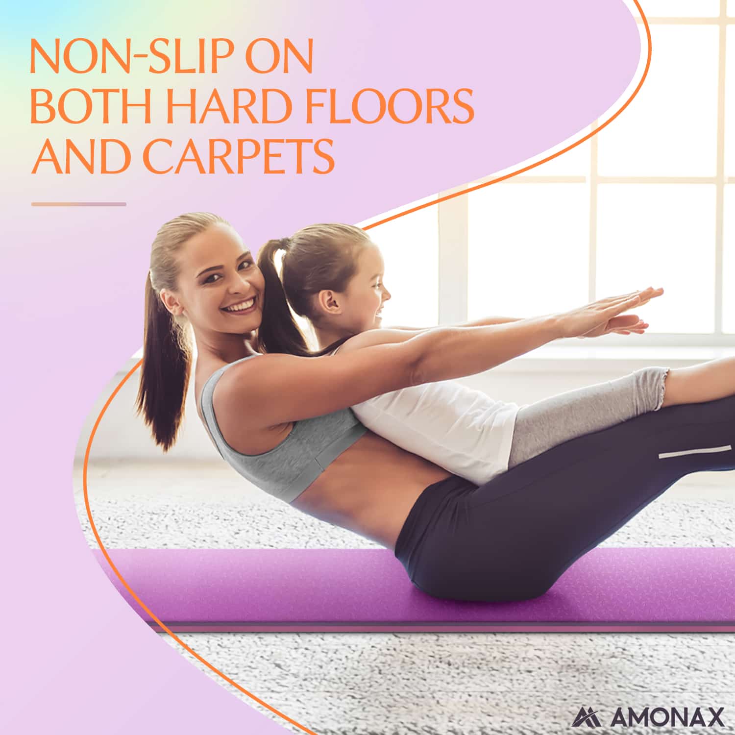 Non-Slip Yoga Mat for Home & Studio Workouts