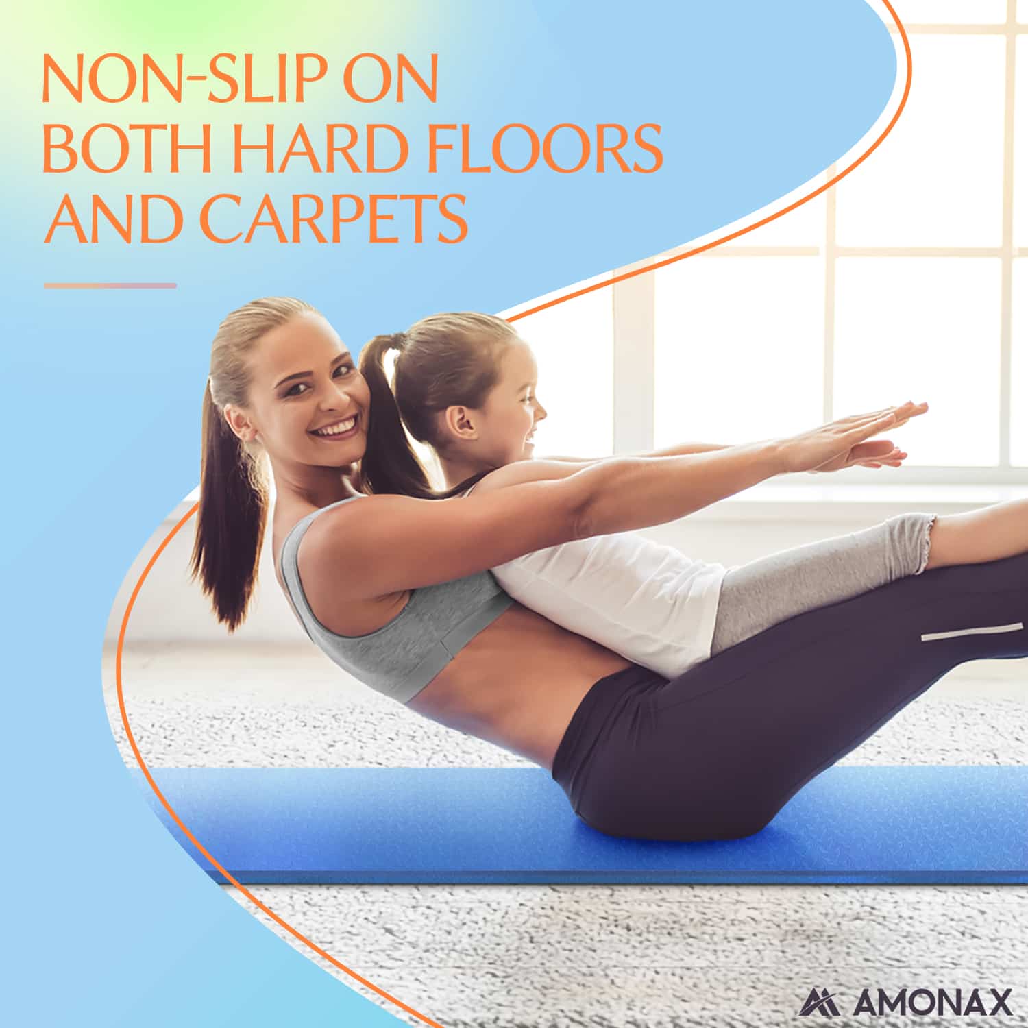 Non-Slip Yoga Mat for Home & Studio Workouts
