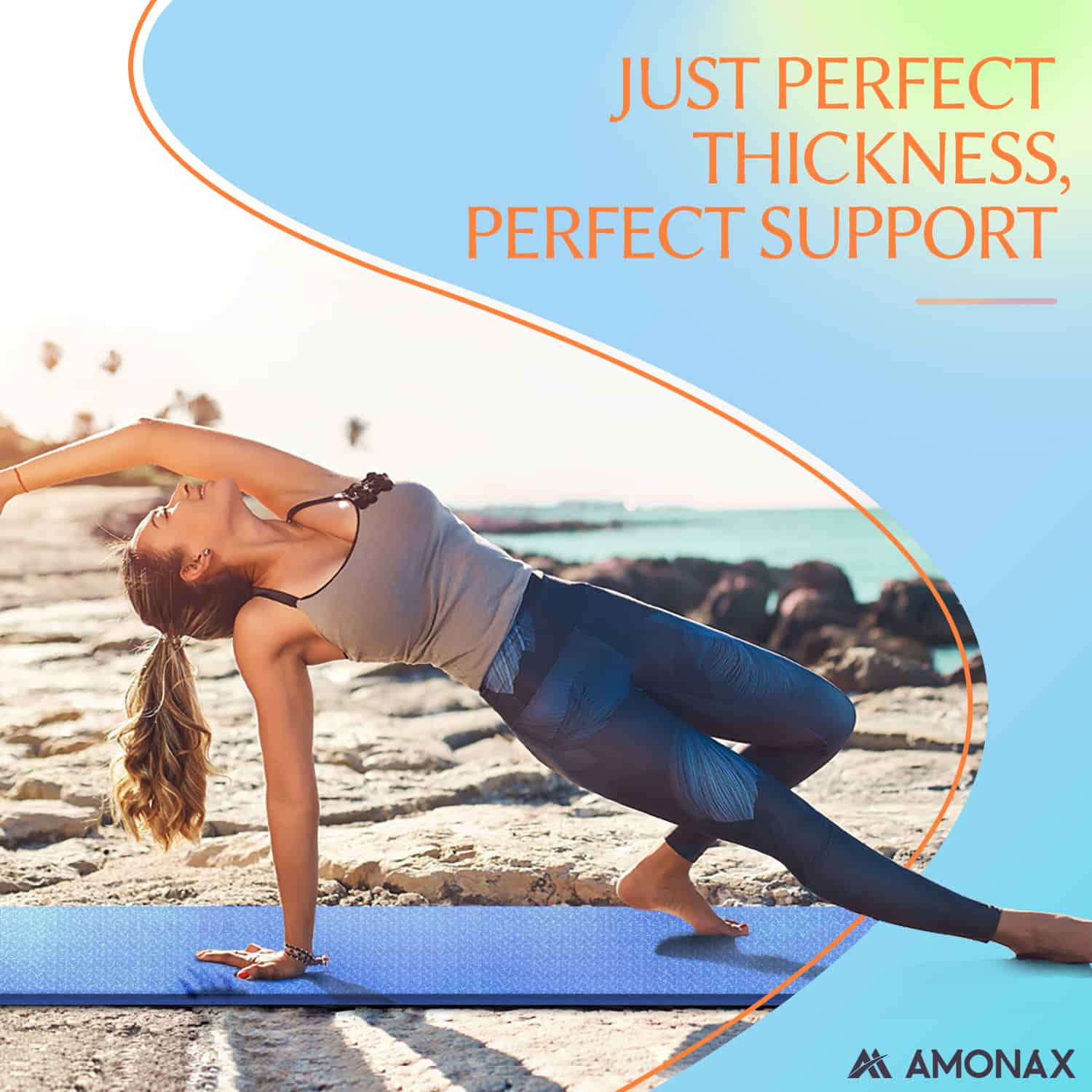 Non-Slip Yoga Mat for Home & Studio Workouts