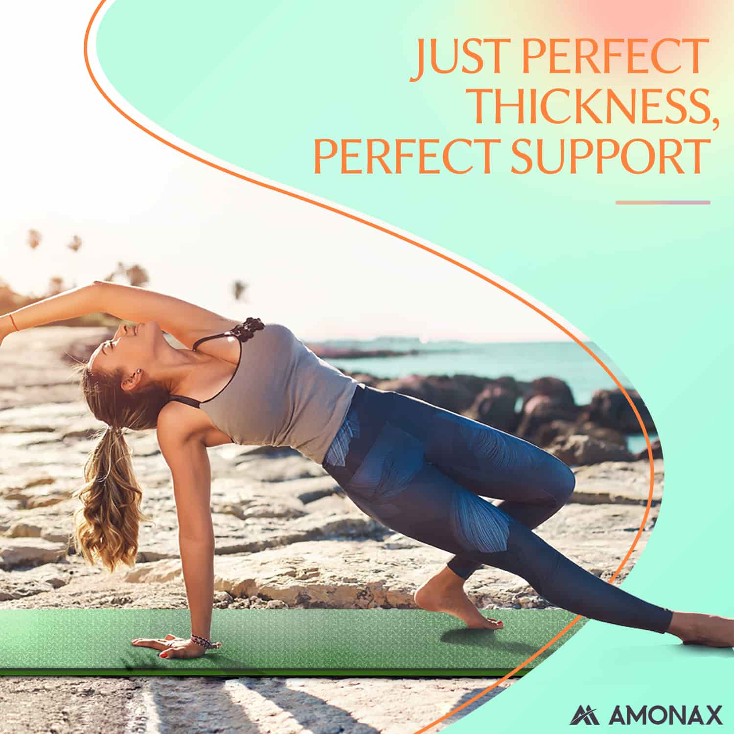 Non-Slip Yoga Mat for Home & Studio Workouts