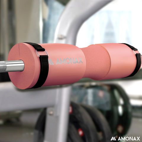 Squat Pad for Barbell – Comfortable Lifting Cushion (Coral Pink)