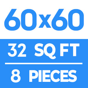 60×60cm Foam Gym Floor Mats – Interlocking Gym Tiles