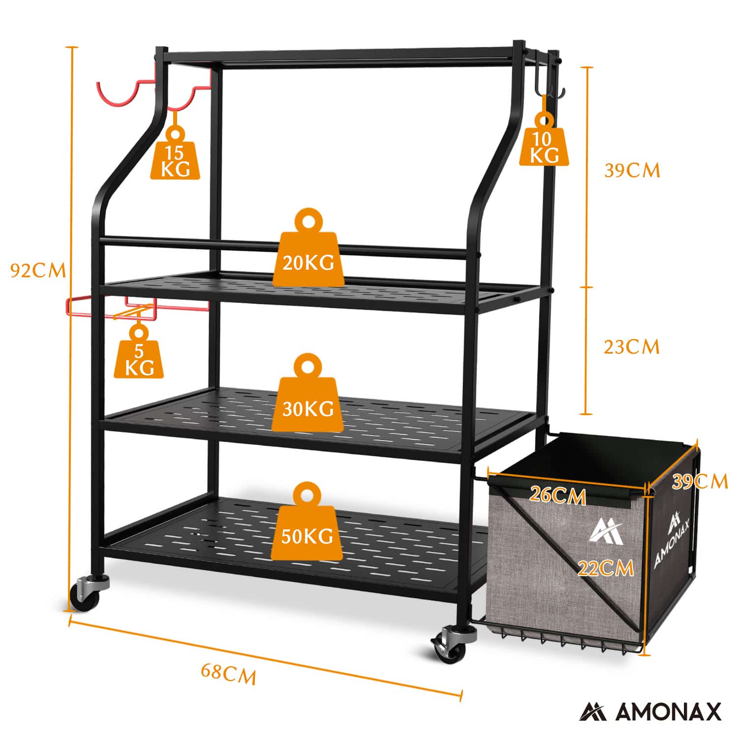 Home Gym Storage Rack – Multi-Tier Equipment Organizer