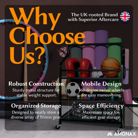 gym equipment storage