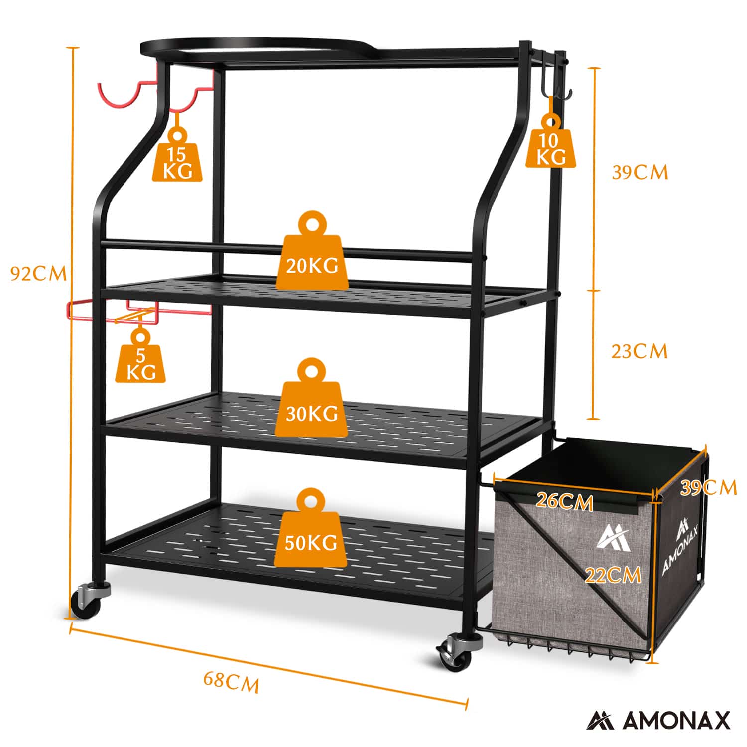 Home Gym Storage Rack – Multi-Tier Equipment Organizer