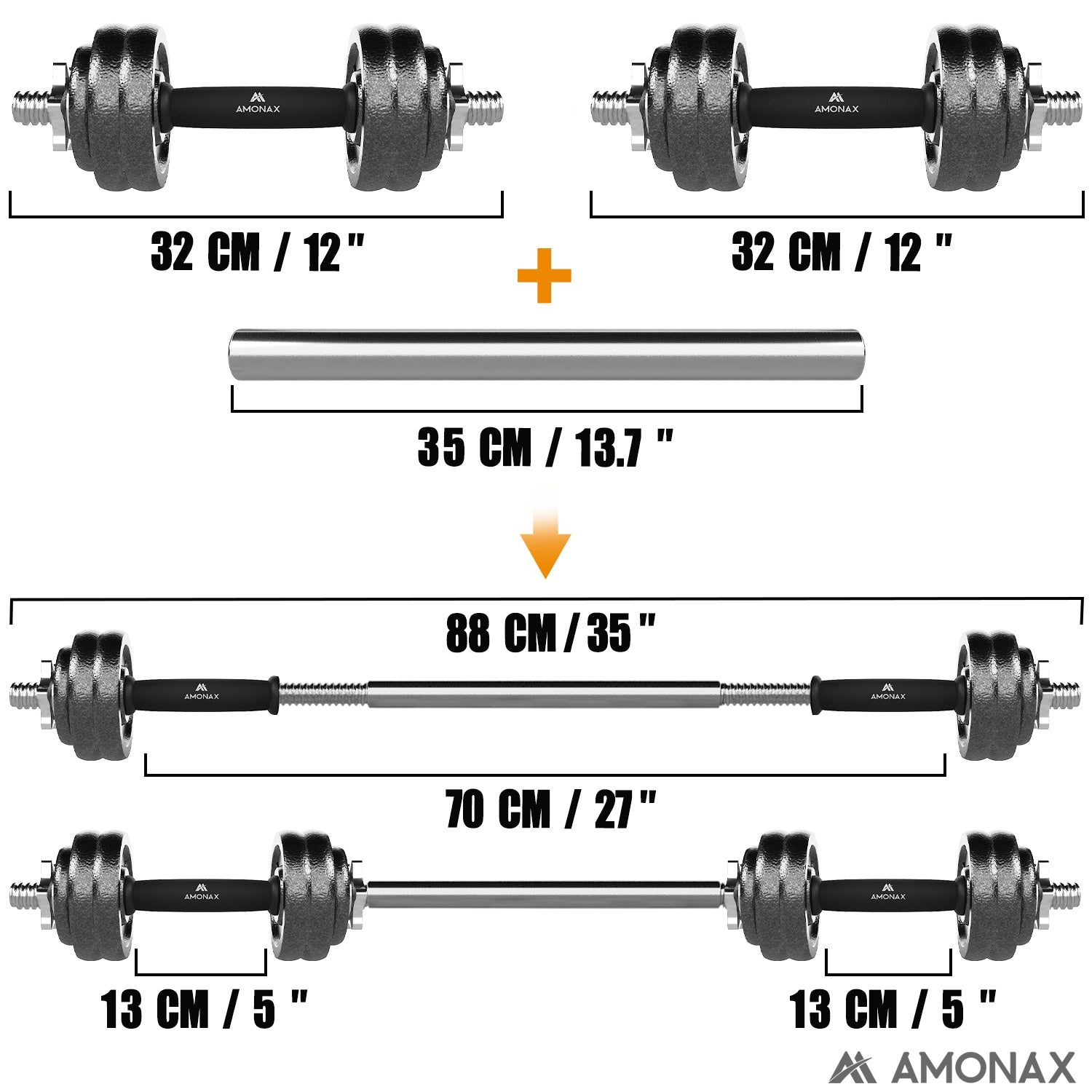 Dumbbell Barbell Set 