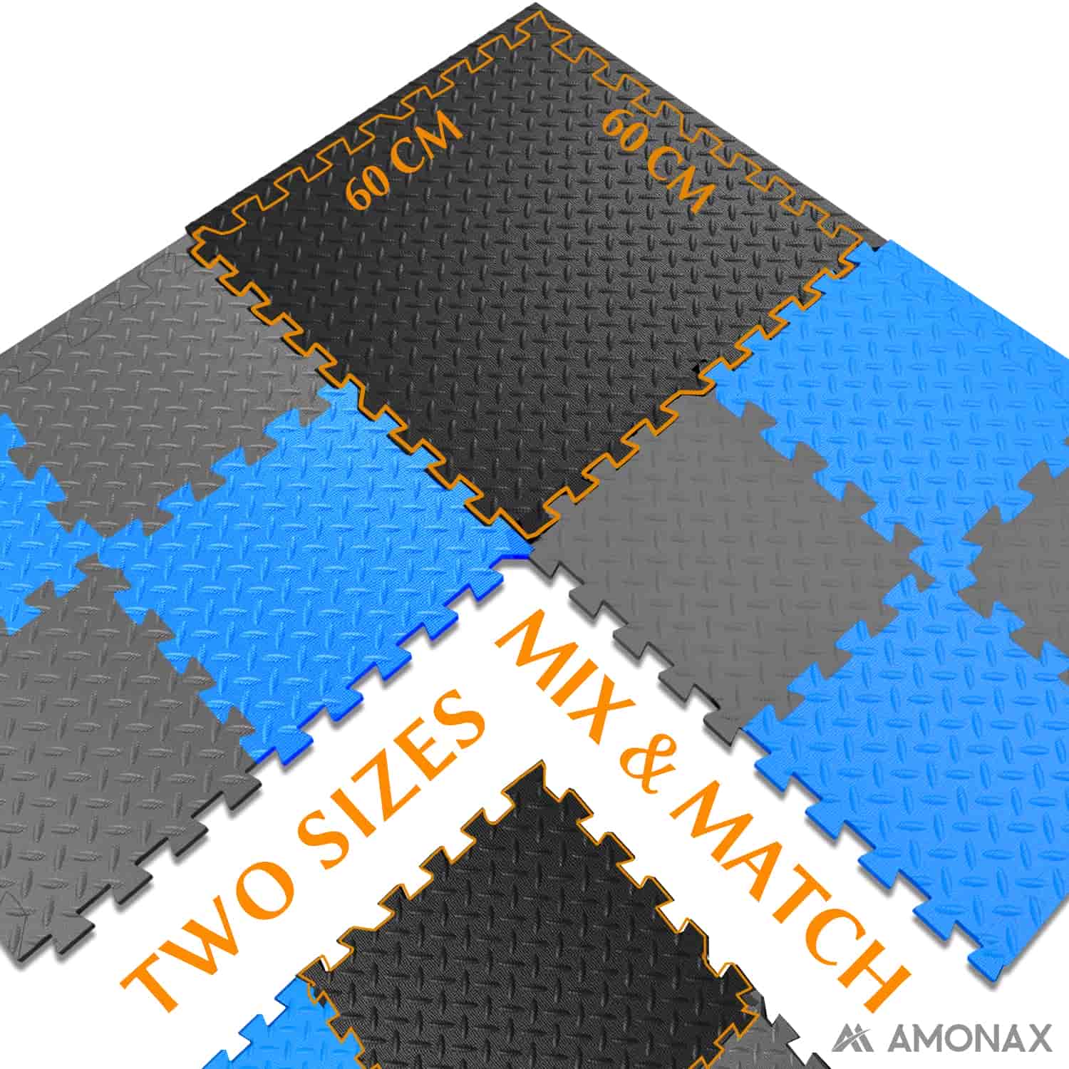 60×60cm Foam Gym Floor Mats – Interlocking Gym Tiles