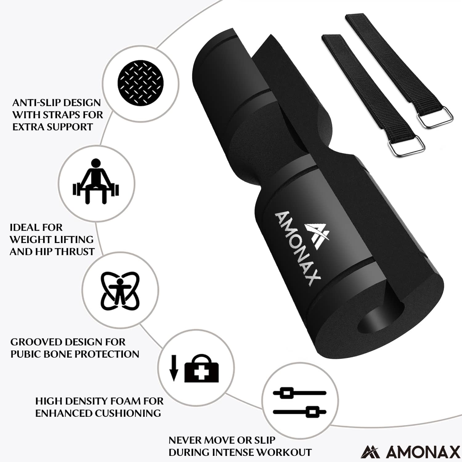 Groove Barbell Pad – Cushion for Squats & Hip Thrusts