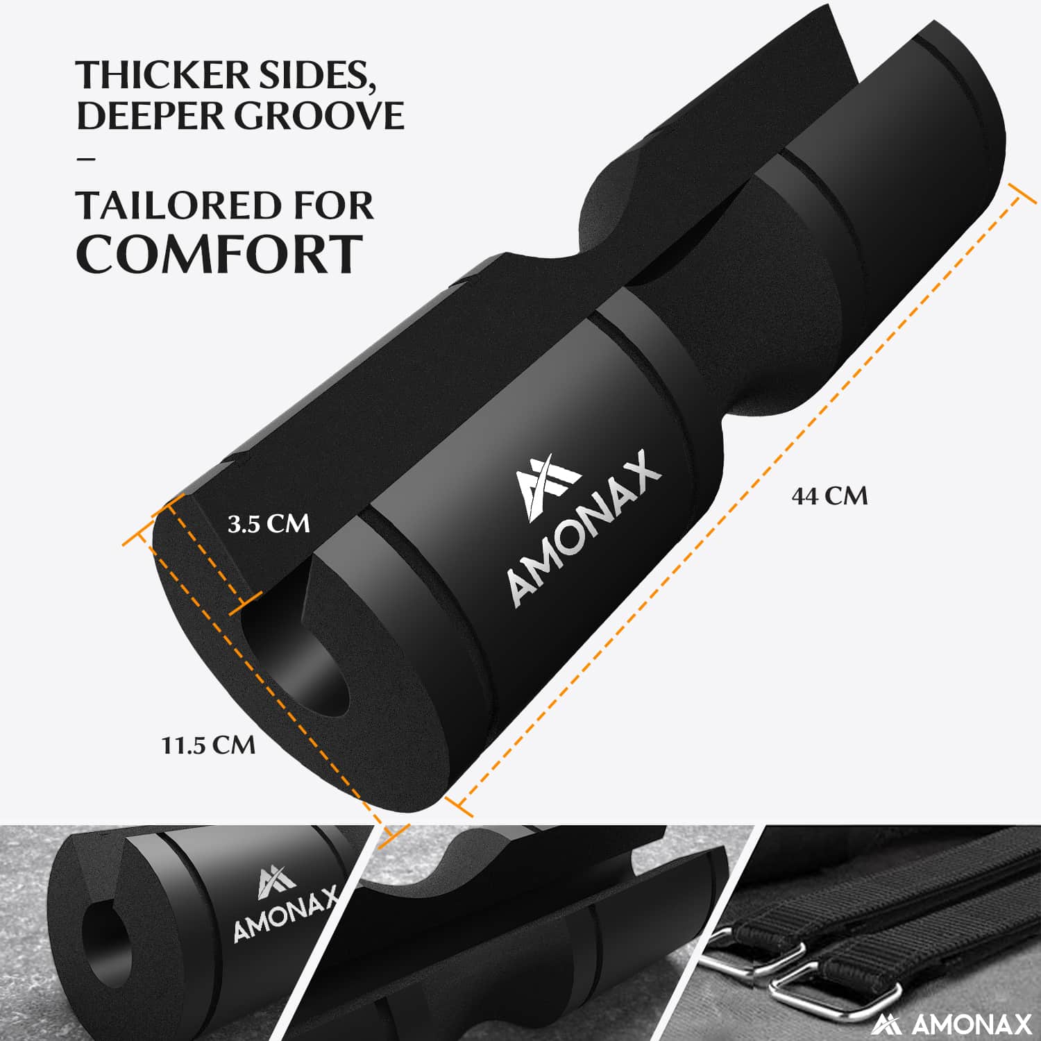 Groove Barbell Pad – Cushion for Squats & Hip Thrusts