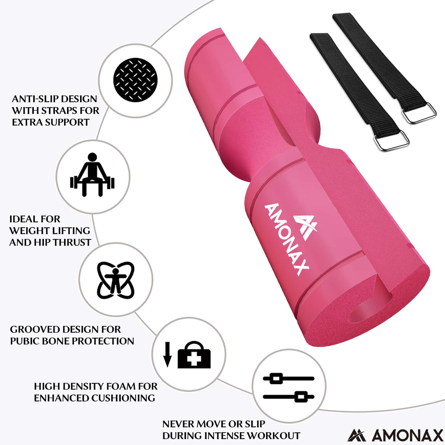 Groove Barbell Pad – Cushion for Squats & Hip Thrusts