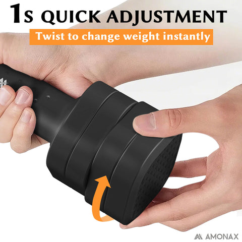 Adjustable Dumbbell Set – 4-in-1 Quick-Release (2.3kg ×2)