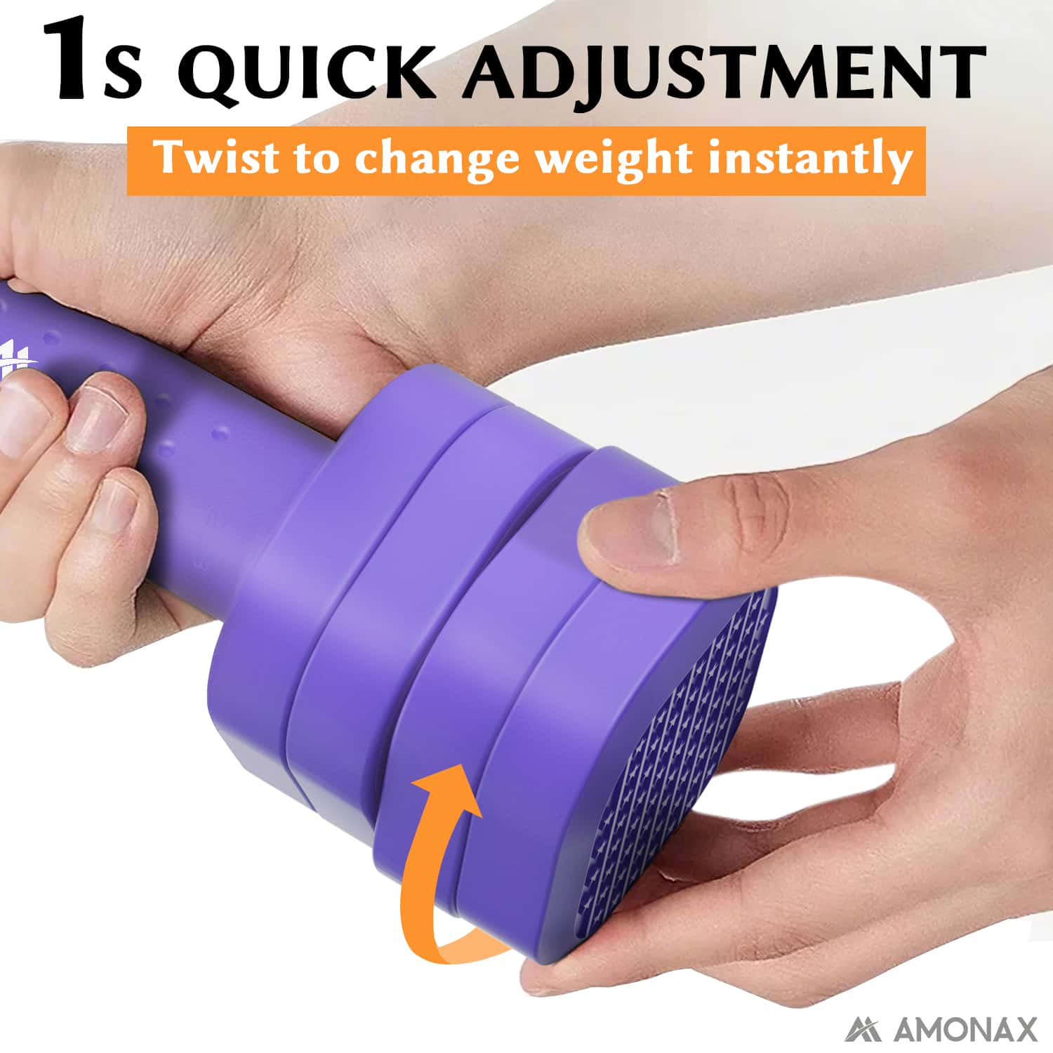 Adjustable Dumbbell Set – 4-in-1 Quick-Release (2.3kg ×2)
