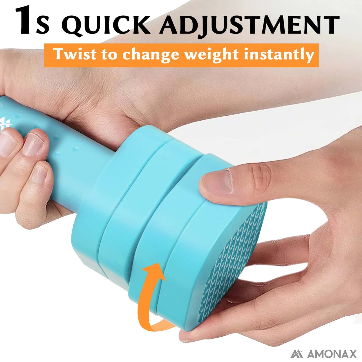 Adjustable Dumbbell Set – 4-in-1 Quick-Release (2.3kg ×2)