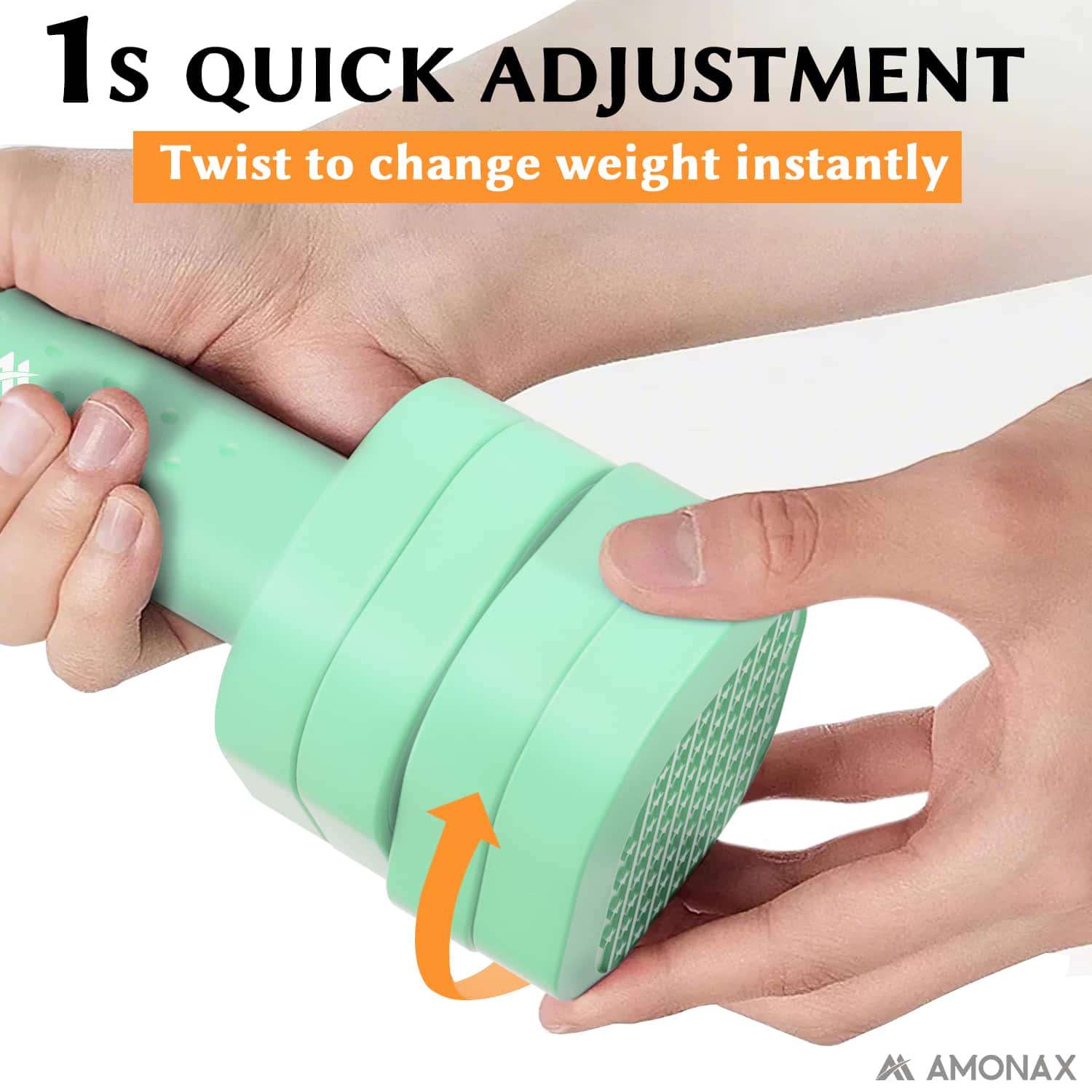 Adjustable Dumbbell Set – 4-in-1 Quick-Release (2.3kg ×2)