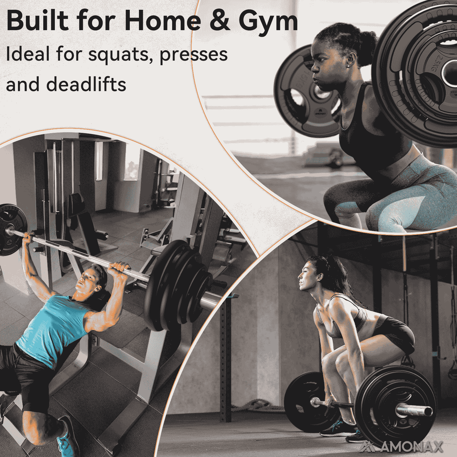 Olympic Rubber Weight Plates – Training Plates Set