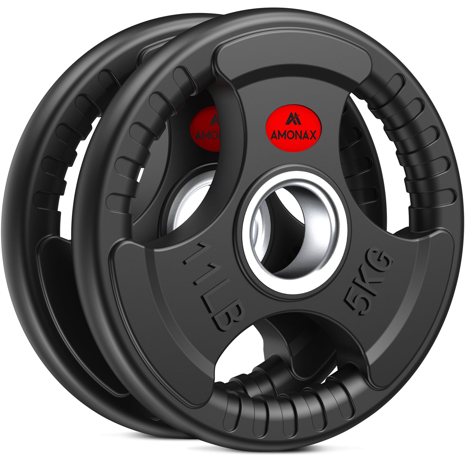 2 x 5KG  Rubber Olympic Weight Plates