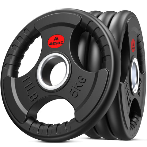4 x 5KG Rubber Olympic Weight Plates