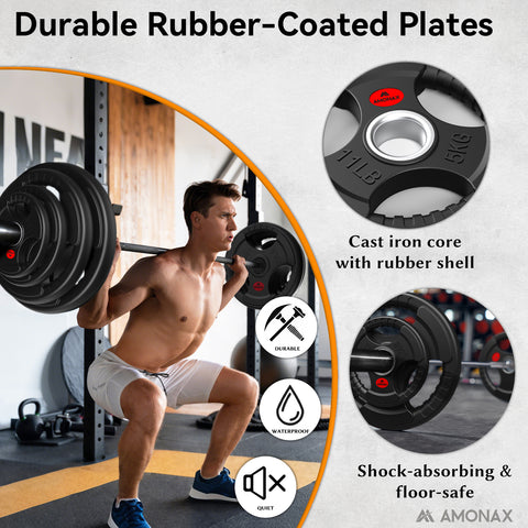 Rubber Olympic Weight Plates