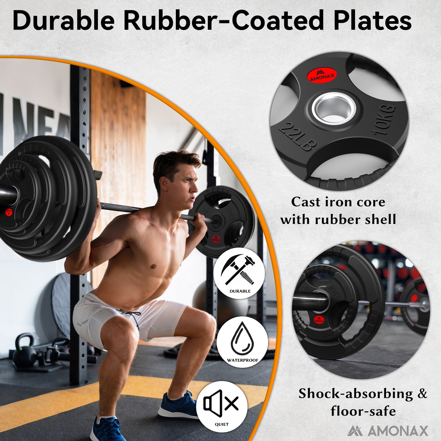 Rubber Olympic Weight Plates