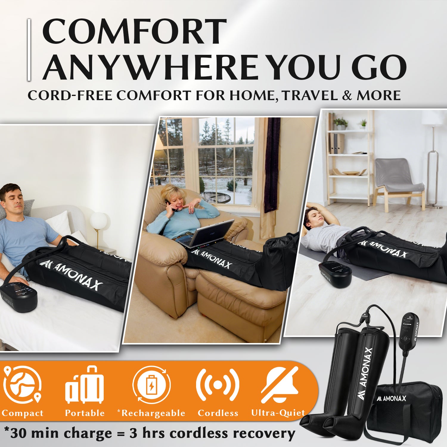full leg air compression massager