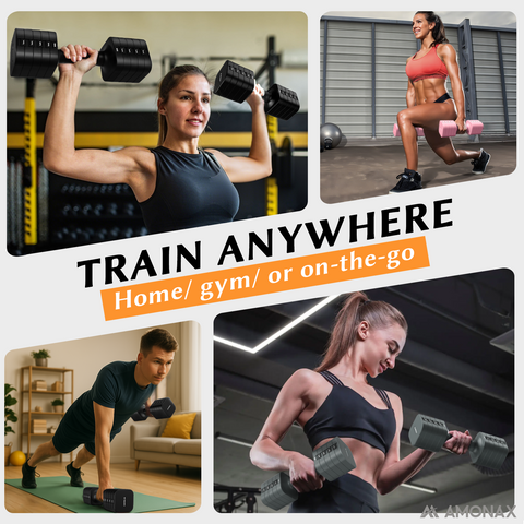 Adjustable Weights Dumbbells Set