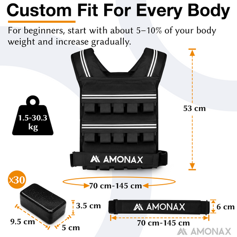 30kg weighted vest