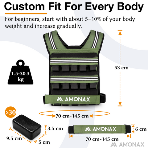adjustable weight weighted vest
