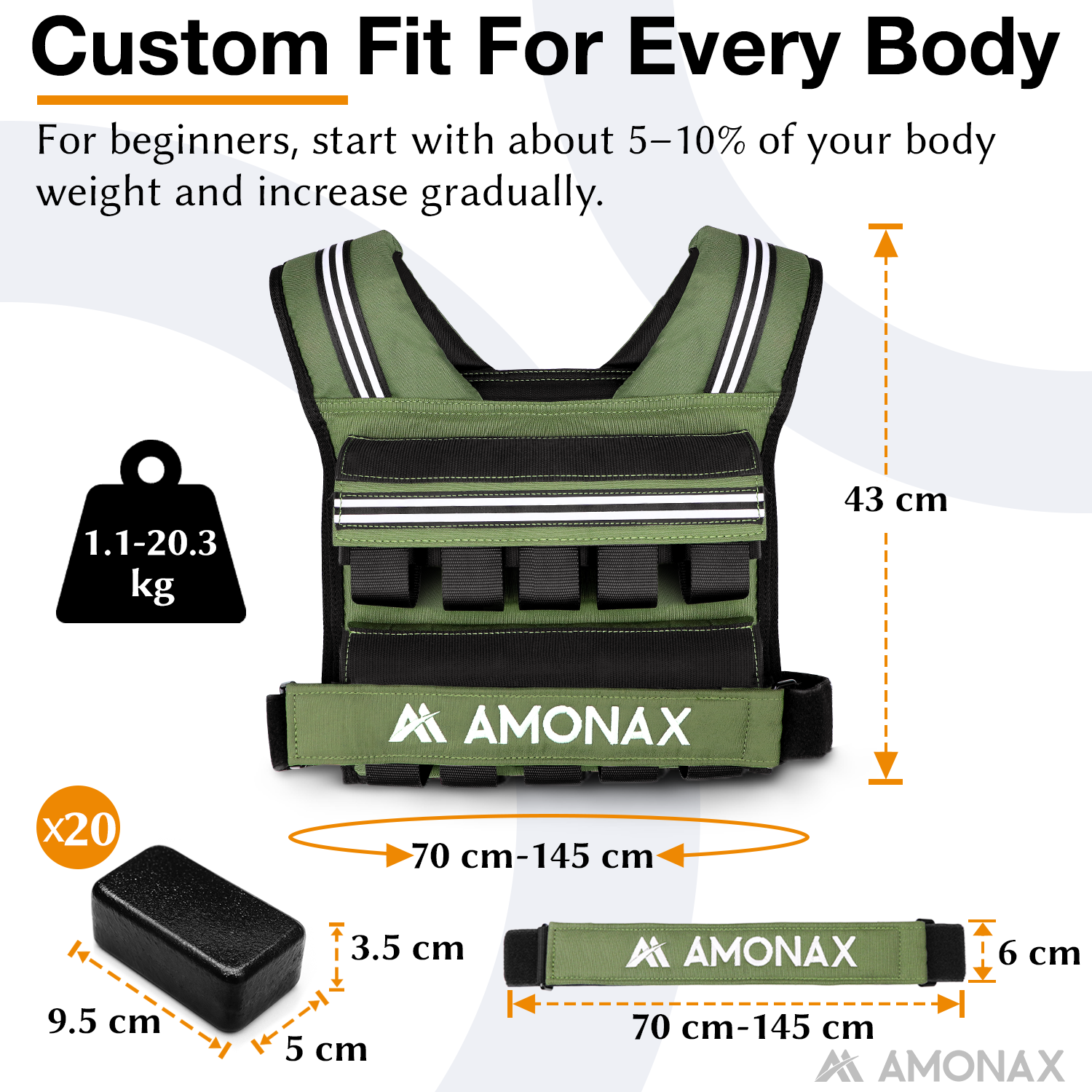 weighted training vest