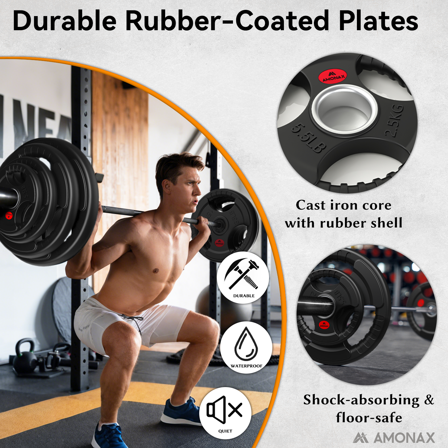 Rubber Olympic Weight Plates