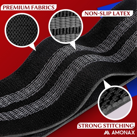 RubberBanditz Pull-Up Assist Bands Set (30-120 Lbs) - Heavy Duty Resistance Bands For Workouts