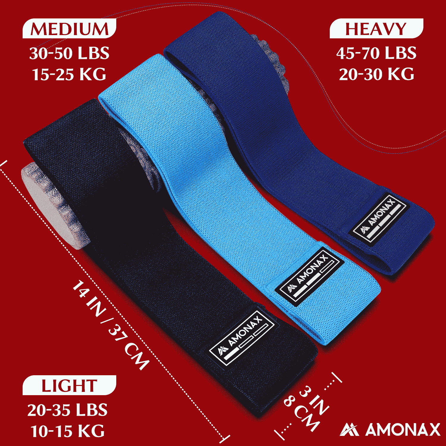 Fabric Resistance BandsBands for Glute and Leg Training
