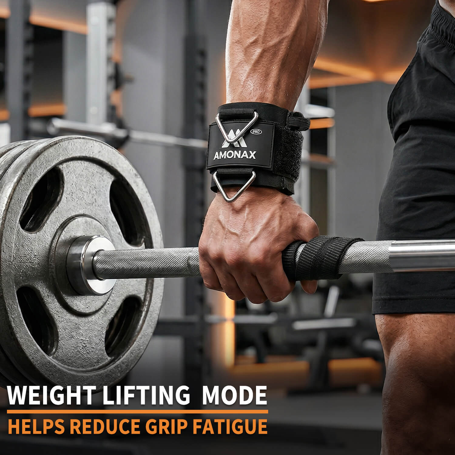 3-in-1 Gym Straps for Lifting, Cable Machines & Leg Workouts