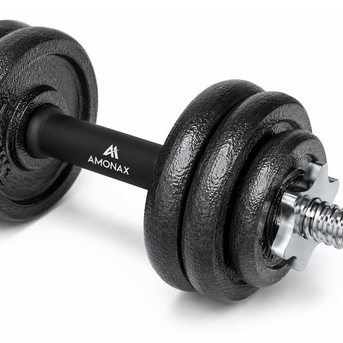 Cast Iron Adjustable Dumbbell & Barbell Set for Home Gym (15–50kg)
