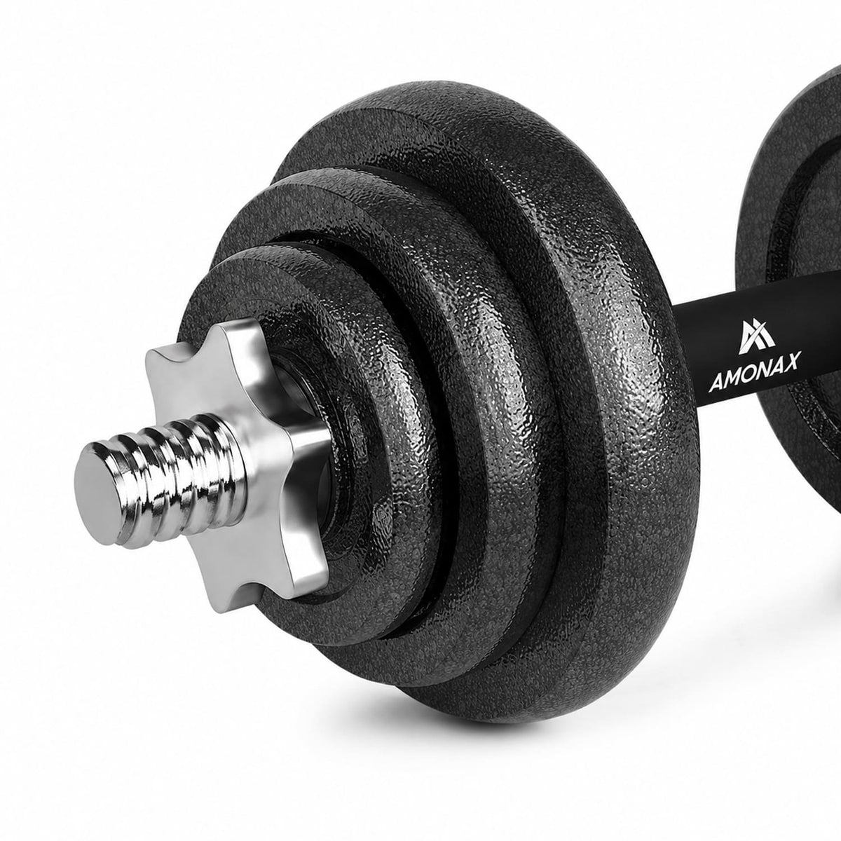 Cast Iron Adjustable Dumbbell & Barbell Set for Home Gym (15–50kg)
