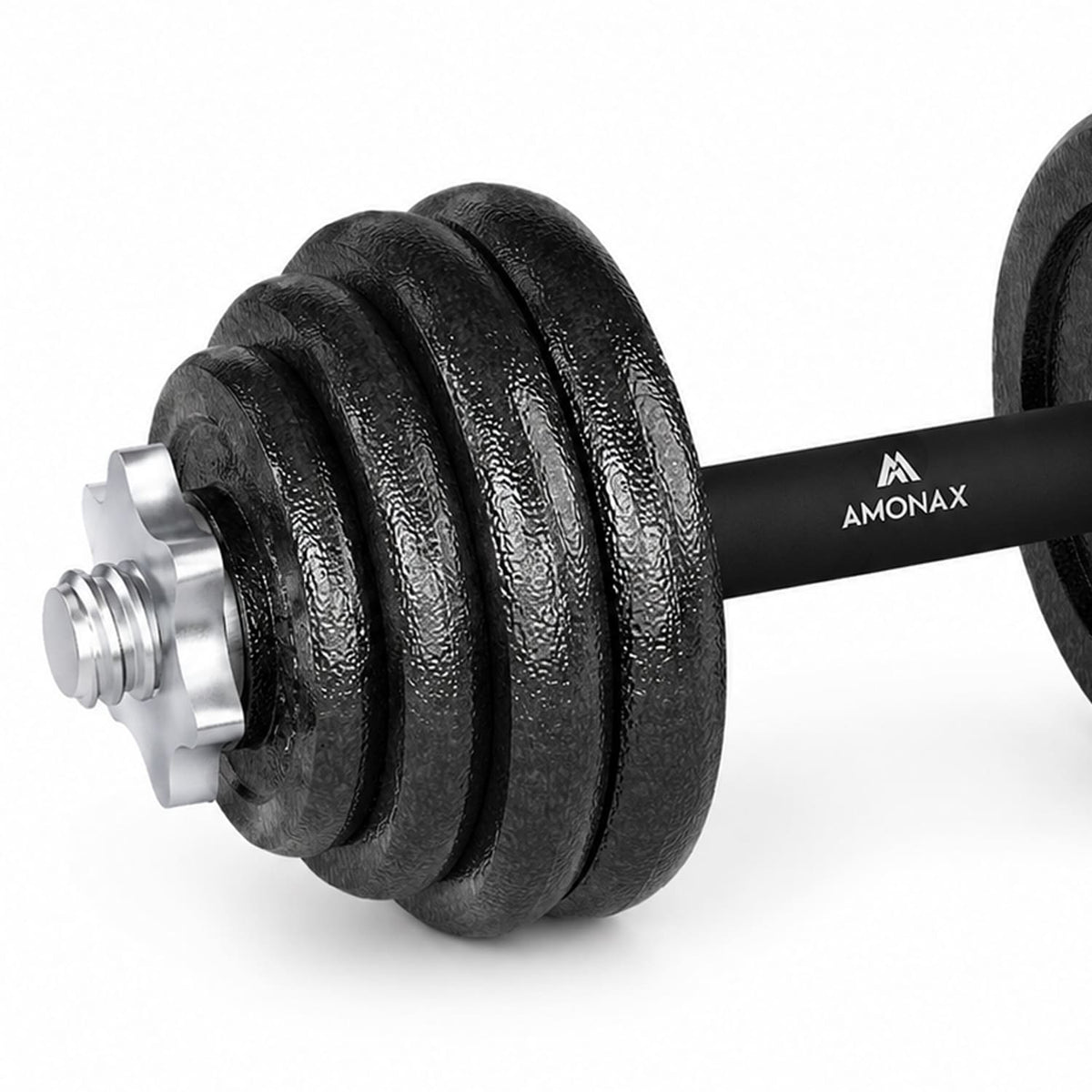 Cast Iron Adjustable Dumbbell & Barbell Set for Home Gym (15–50kg)