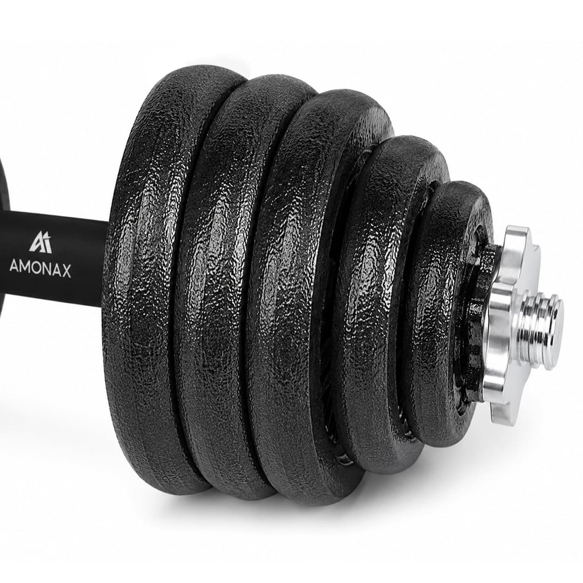Cast Iron Adjustable Dumbbell & Barbell Set for Home Gym (15–50kg)