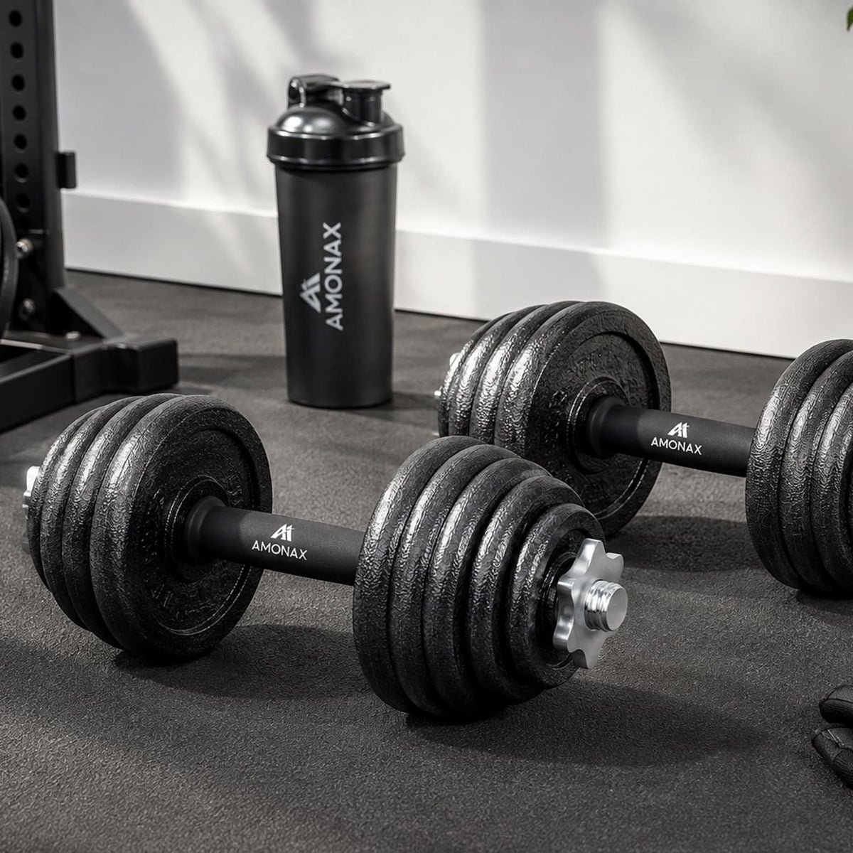 Cast Iron Adjustable Dumbbell & Barbell Set for Home Gym (15–50kg)