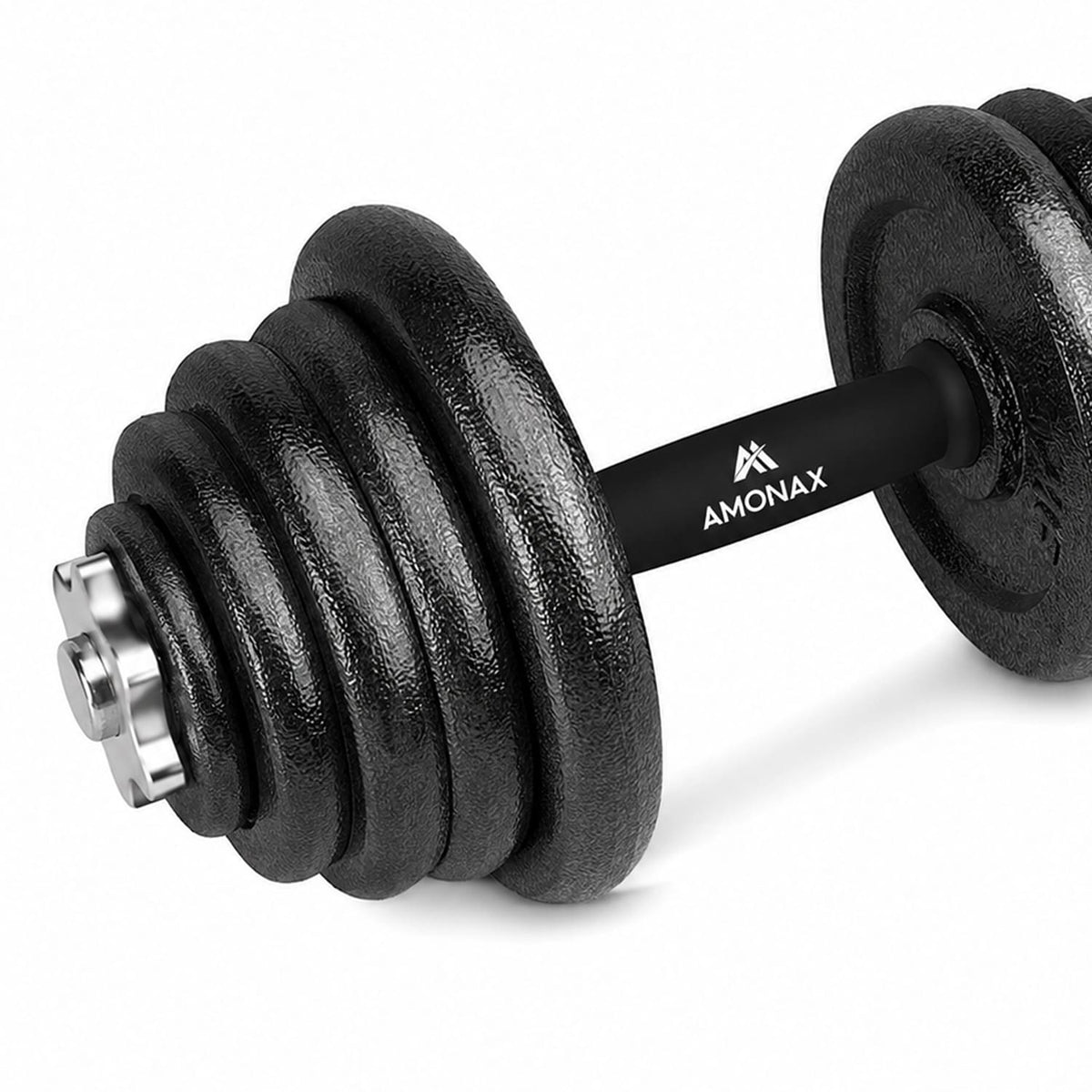 Cast Iron Adjustable Dumbbell & Barbell Set for Home Gym (15–50kg)