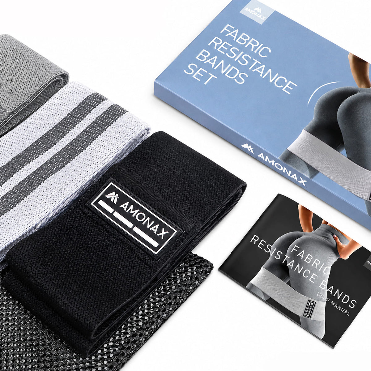 Fabric Resistance Bands for Glute and Leg Training
