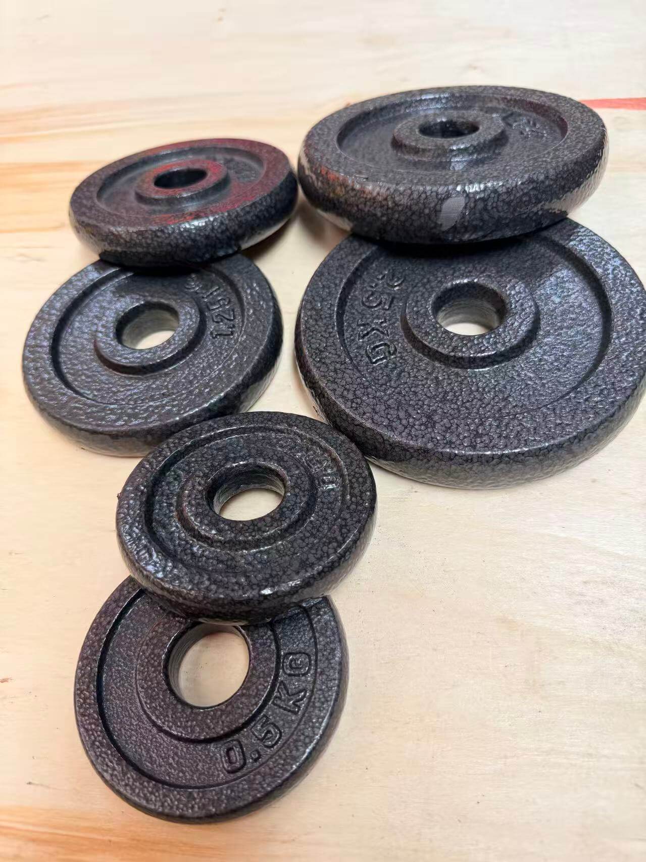 Refurbished 1 Inch Dumbbell Weight Plates Set (0.5KG x 2)