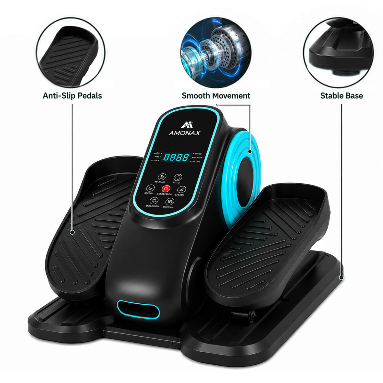 pedalen trainer Electric Seated Pedal Exerciser for Seniors – Gentle Mobility Trainer