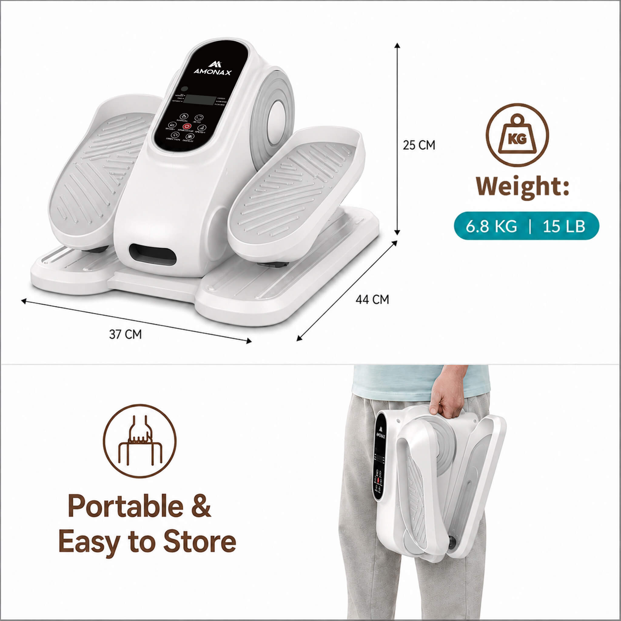 Electric Seated Pedal Exerciser for Seniors – Gentle Mobility Trainer