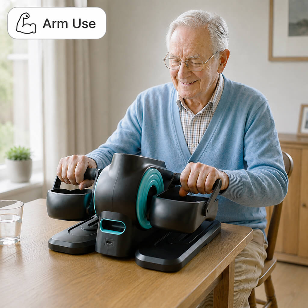 Electric Seated Pedal Exerciser for Seniors – Gentle Mobility Trainer