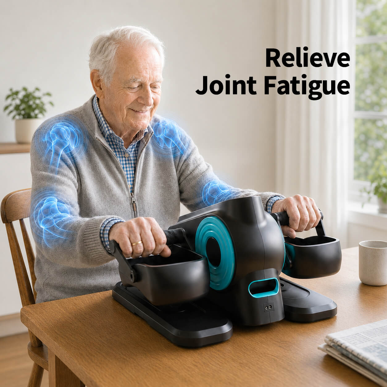 Electric Seated Pedal Exerciser for Seniors – Gentle Mobility Trainer