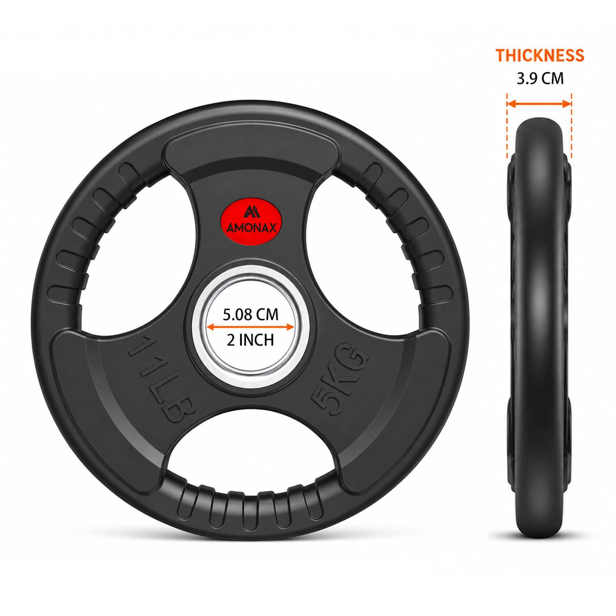 Olympic Rubber Weight Plates – Training Plates Set