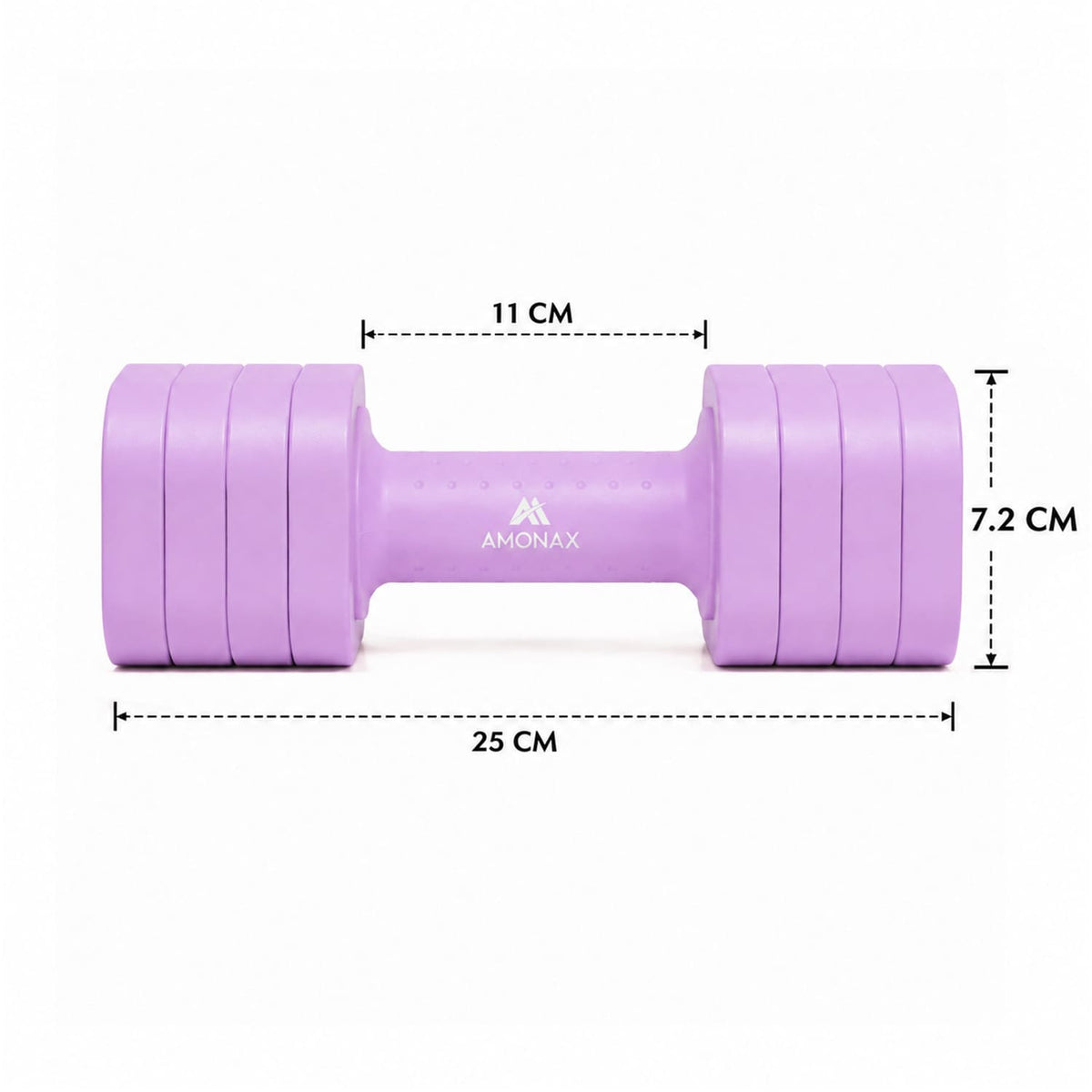 Adjustable Dumbbell Set – 4-in-1 Quick-Release (2.3kg ×2)