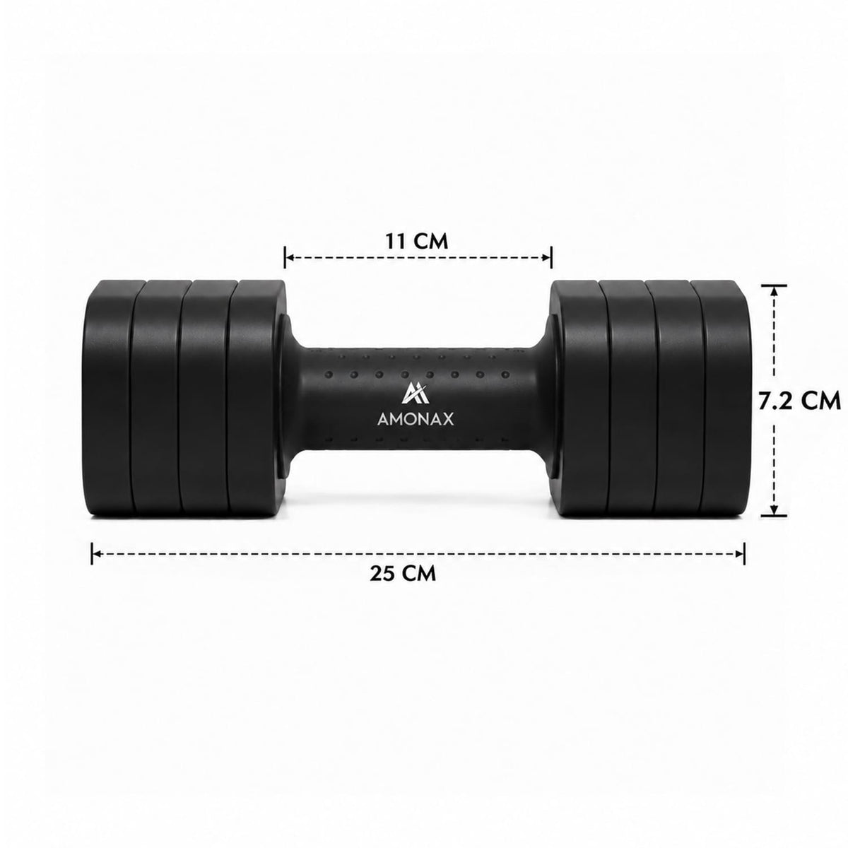 Adjustable Dumbbell Set – 4-in-1 Quick-Release (2.3kg ×2)